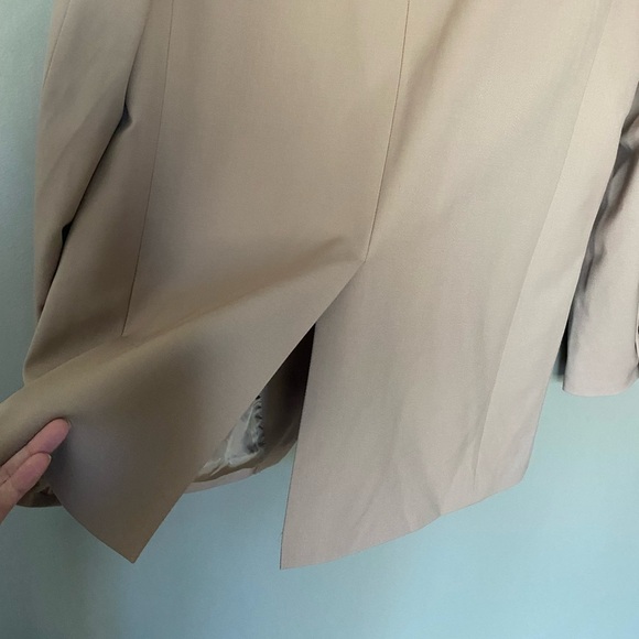 BABATON x ARITZIA Oversized Tan Wool Blend Blazer Size Large - Picture 6 of 12